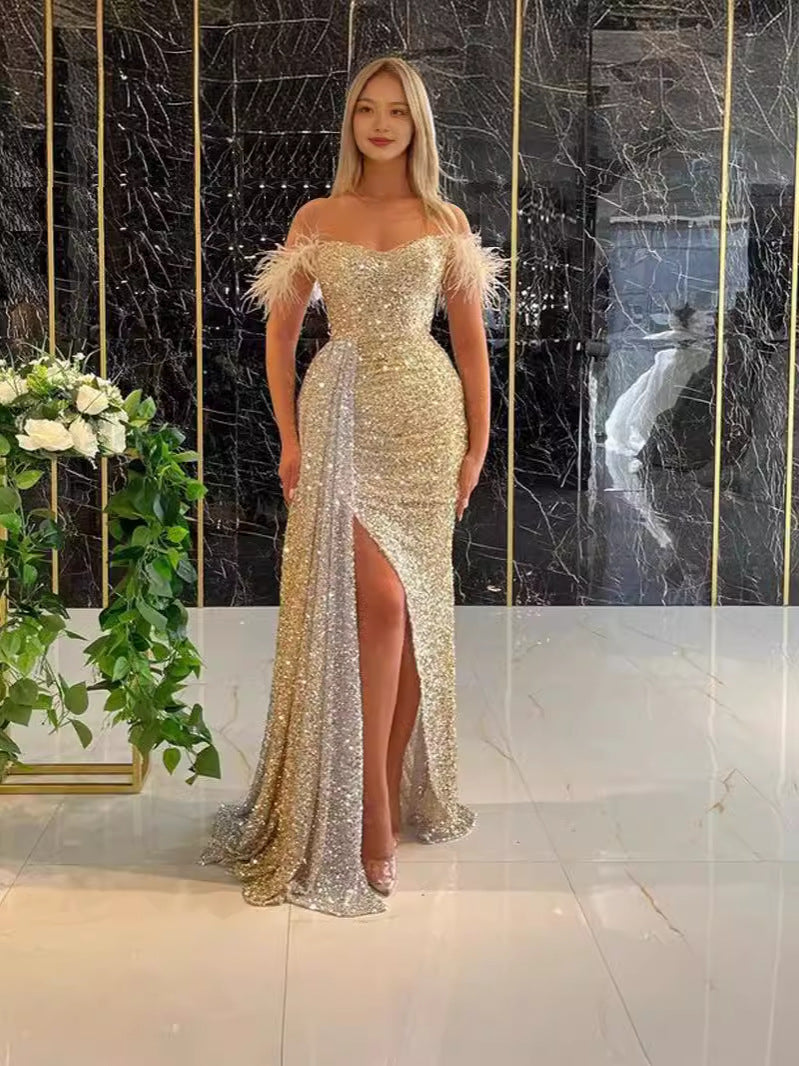 "SHINE ALL OVER" Dress,Evening Gown,Glittering Gown