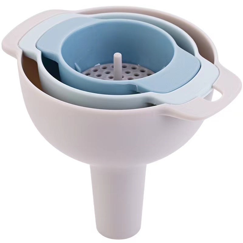 4-in-1 plastic funnel