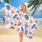 Quick dry beach towel soft, skin-friendly microfiber