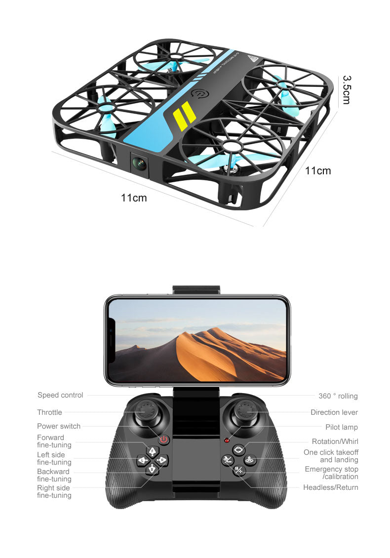 V37 Pocket mini drone aerial photography 6K