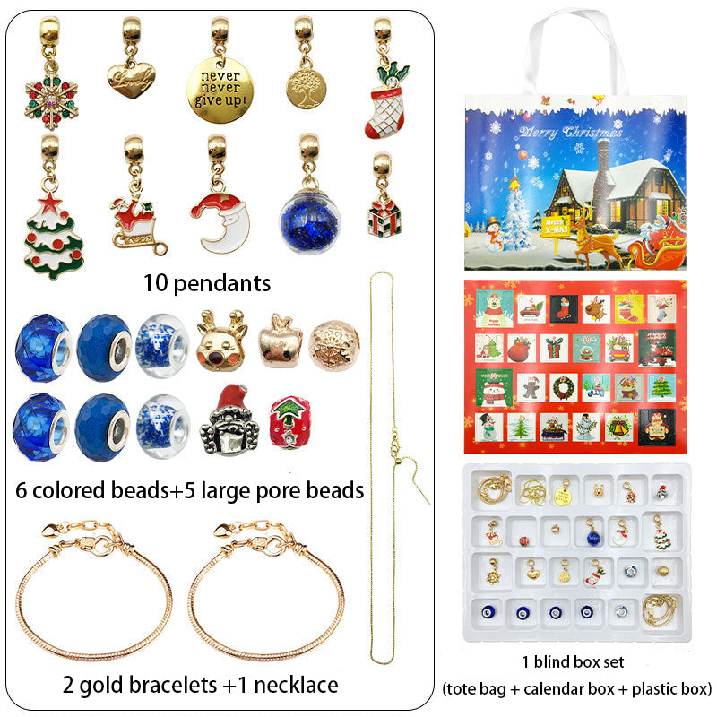 Christmas 24 countdown calendar DIY blind box