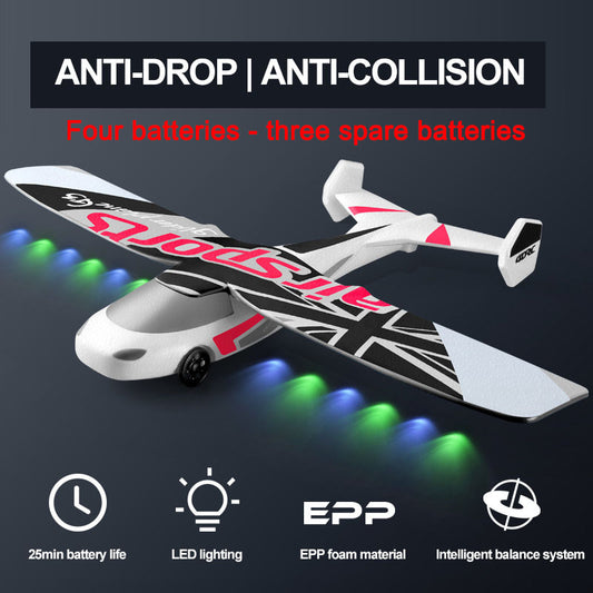 G3 telecontrolled aircraft resistance to falling gliding car