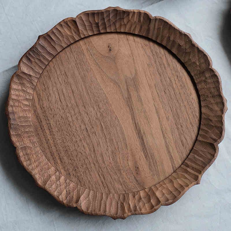 Black walnut wooden tray