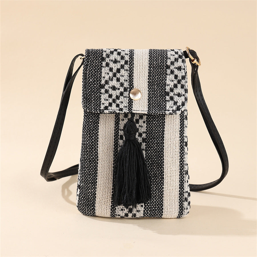  crossbody bag grass basketry